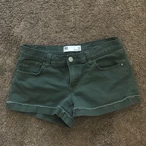 Olive Green RSQ Shorts